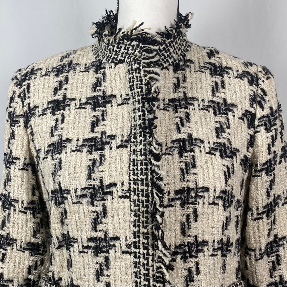 Harve Benard Vintage Black & White Blazer Jacket - Picture 2 of 16